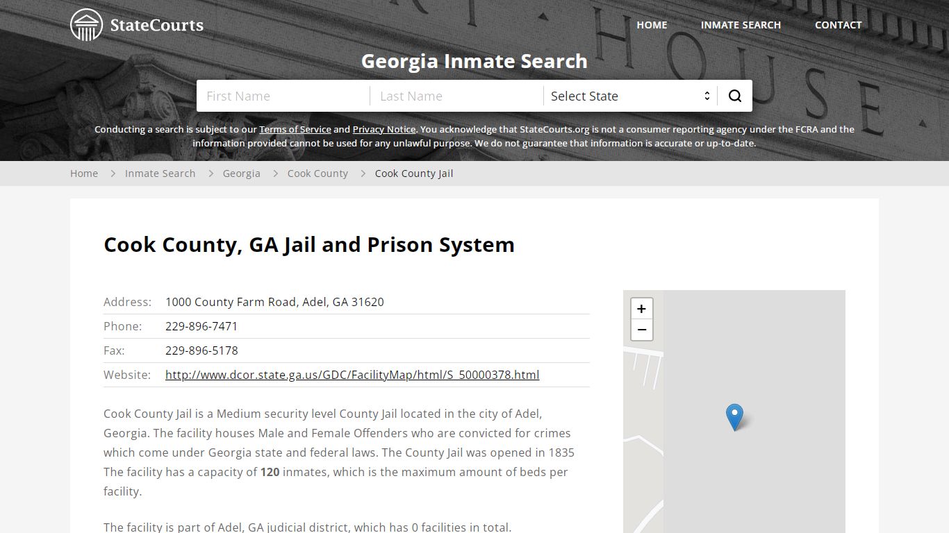 Cook County Jail Inmate Records Search, Georgia - StateCourts